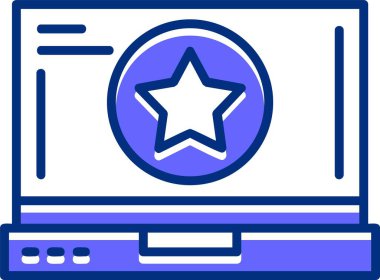 Kişisel proje için vektör yıldız simgesi 