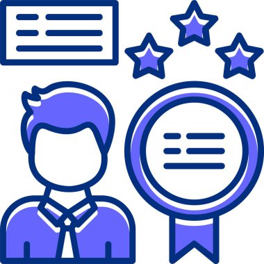 Tanıtım web simgesi basit illüstrasyon