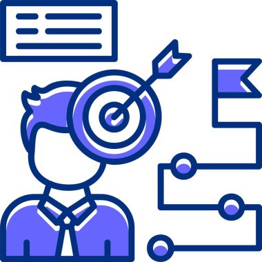 hedef simge vektör illüstrasyon tasarımı