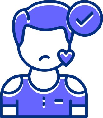 Hoşgörü. Web simgesi basit vektör illüstrasyonu