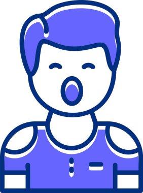 Vahşilik. Web simgesi basit vektör illüstrasyonu