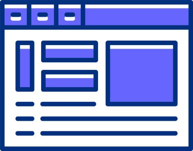 Web sayfası simgesi. İnternet simgesi. İnternet sitesi tabelası. Tarayıcı simgesi. Genel ağ kavramı 