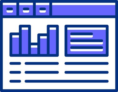 Trafik web simgesi, basit vektör illüstrasyonu 