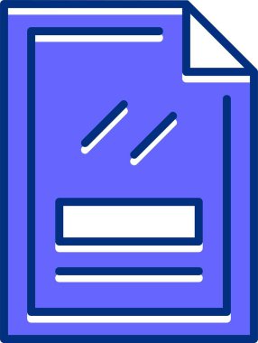 dosya belgesi vektör illüstrasyonu