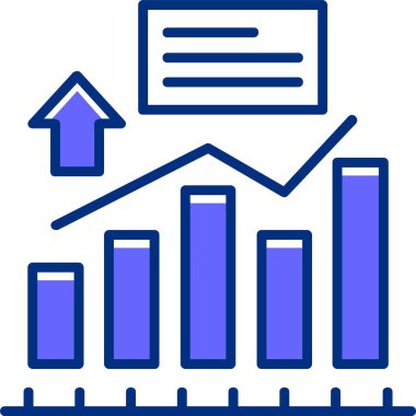 çubuk çizelgesi vektör illüstrasyonu