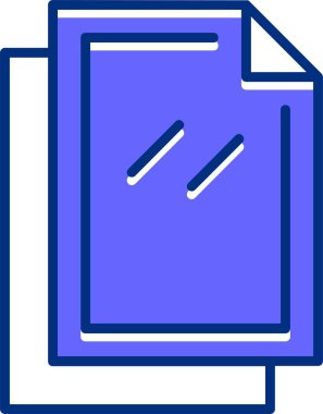 Vektör belgesi Simge illüstrasyonu 