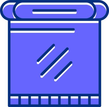 yiyecek dilimleyici basit ikon vektör çizimi