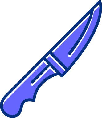 Bıçak. Web simgesi basit illüstrasyon