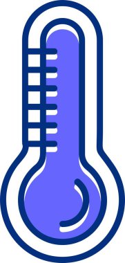termometre simgesi vektör illüstrasyonu