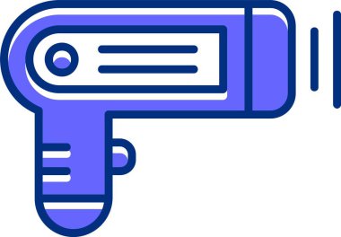 Elektronik tıbbi termometre vektör çizimi