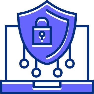 vektör veri güvenlik simgesi, illüstrasyon