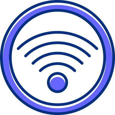wifi işaret simgesi vektör illüstrasyonu 