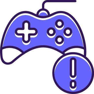 Oyun simgesi, düz stil tasarımı