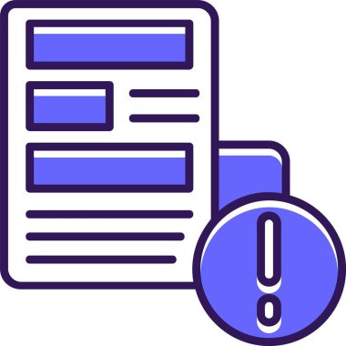 Haber web simgesi tasarımı vektör çizimi