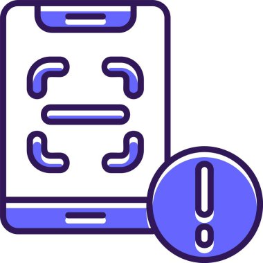 akıllı telefon simgesi, vektör illüstrasyonu basit tasarım