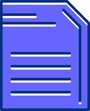 Vektör belgesi Simge illüstrasyonu 