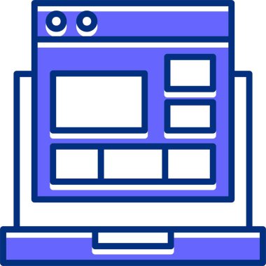 Web sayfası simgesi. İnternet simgesi. İnternet sitesi tabelası. Tarayıcı simgesi. Genel ağ kavramı 