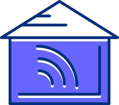 Ev otomasyon simgesi, basit vektör illüstrasyonu 