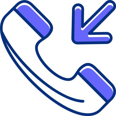 telefon ahizesi simgesi, vektör çizimi basit tasarım