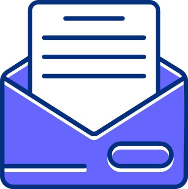 e- posta simgesi vektör illüstrasyonu 