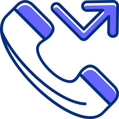 telefon ahizesi simgesi, vektör çizimi basit tasarım