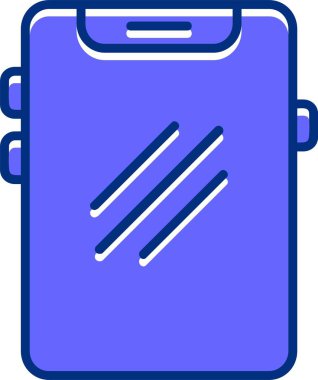 Cep telefonu. Web simgesi basit illüstrasyon