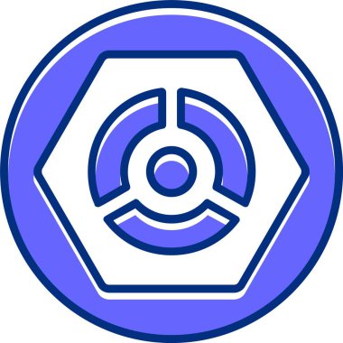 Araç kutusu simgesi. vektör düz illüstrasyon 