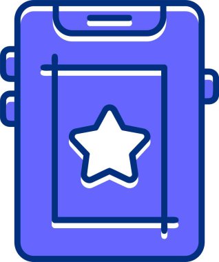 akıllı telefon simgesi, vektör illüstrasyonu basit tasarım