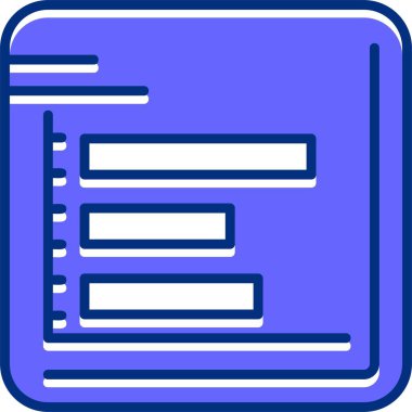 çubuk çizelgesi vektör illüstrasyonu