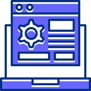 Özel Özellikler. Web simgesi basit illüstrasyon                                     