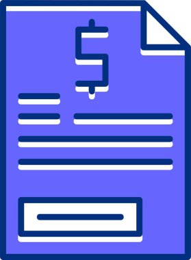 Vektör belgesi Simge illüstrasyonu 