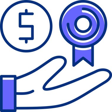 Basit Başarı simgesi, vektör illüstrasyonu