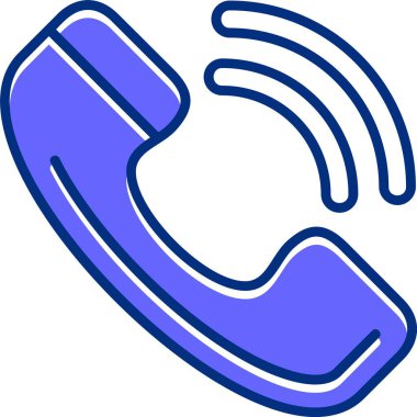 Telefonunuz var. Web simgesi basit illüstrasyon 