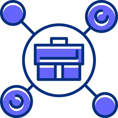 Ağ Simgesi, vektör illüstrasyonu basit tasarım