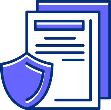 Vektör belgesi Simge illüstrasyonu 