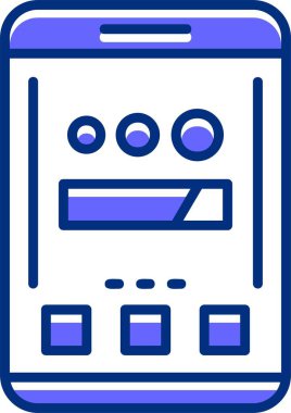 Web arayüzü simgesi yükleniyor - taslak biçimi