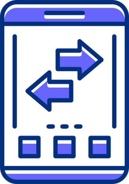 Yenile. Web simgesi basit tasarım