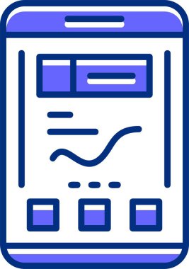 Analizler. Web simgesi basit tasarım