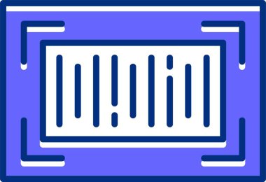 Barkod tarama simgesi, vektör illüstrasyonu 