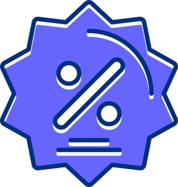 İndirim simgesi vektör illüstrasyon tasarımı