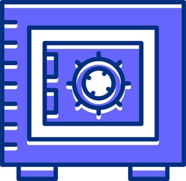 Kasa web simgesi basit tasarım