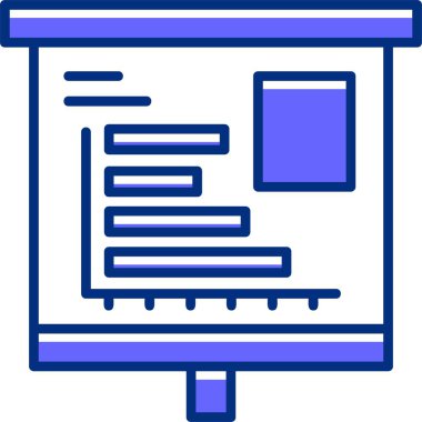 çubuk çizelgesi vektör illüstrasyonu