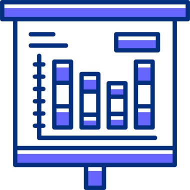 çubuk çizelgesi vektör illüstrasyonu