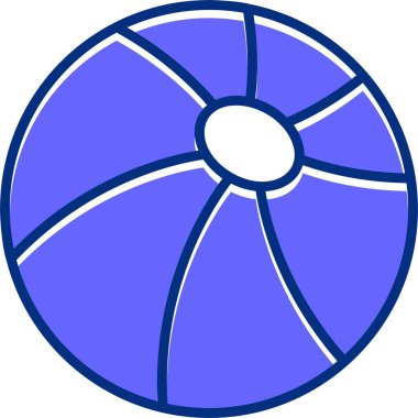 Voleybol sporu simgesi 