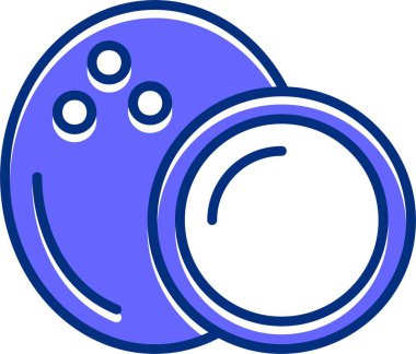 Creative modern coconut sign logo design template