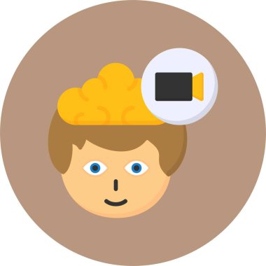 Kamera vektör illüstrasyon simgesi 