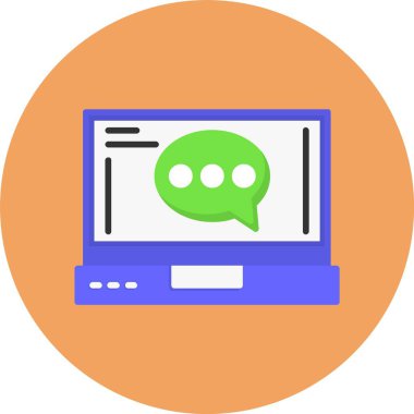 Mobil sohbet kutsal kişilerin resmi, vektör çizim 