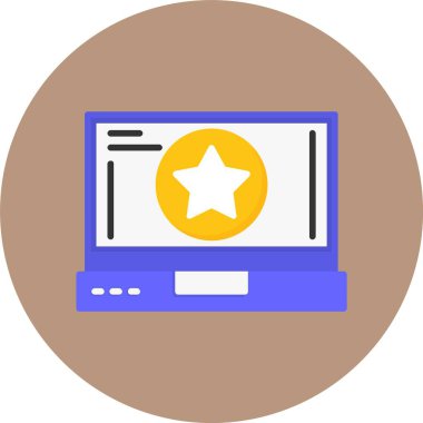 Kişisel proje için vektör yıldız simgesi 