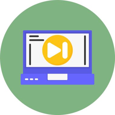 video oynatıcı vektör simgesi