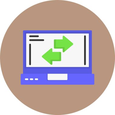 Yenile. Web simgesi basit tasarım